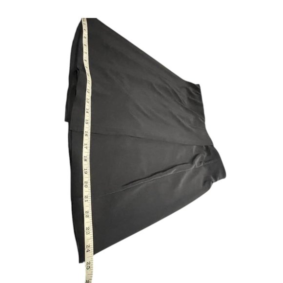 Boston Proper Black Pull-on Wrap Skort Beyond Travel Vacation Sports - Picture 10 of 16